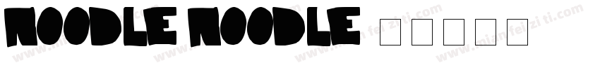 Noodle Noodle字体转换